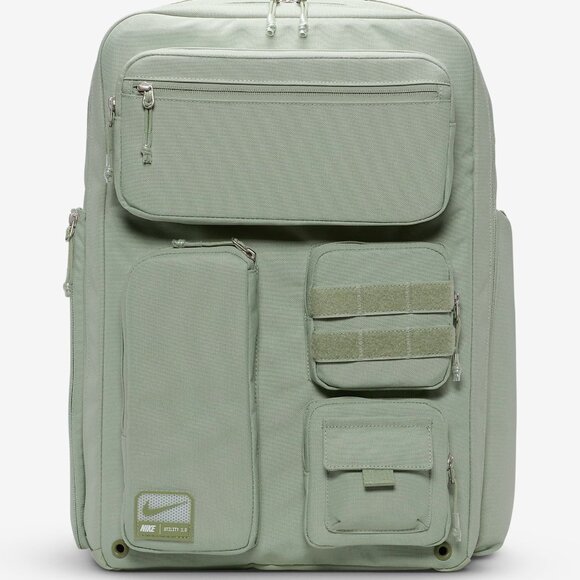Nike Utility Elite Backpack. Jade Horizon/Oil Green (37L) FN4173-370 - Picture 2 of 13